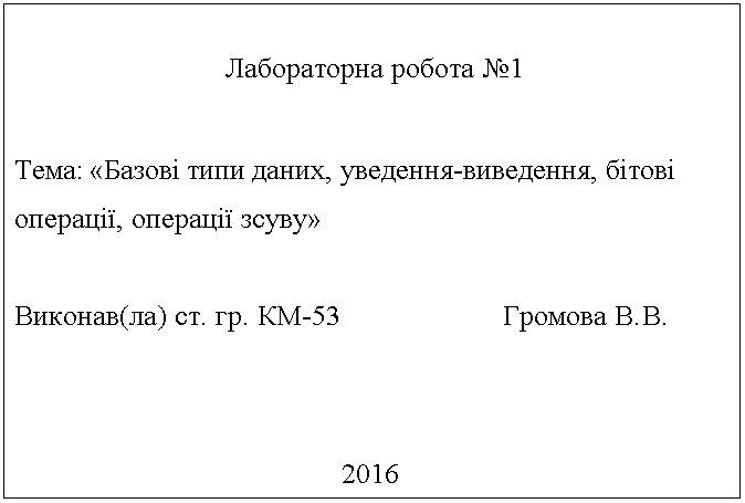 Обкладинка програми